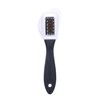 Universal Shoe Brush with Brass and Nylon Bristles - The