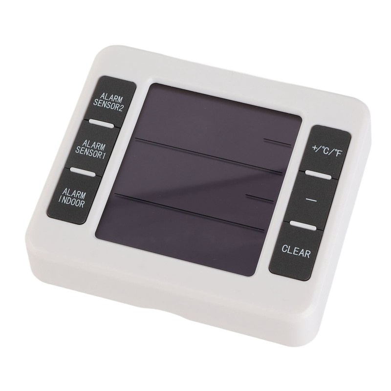 LCD Screen Thermometer with 2 Transmitters Wireless Temperature and Humidity