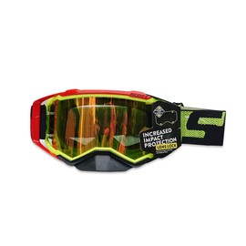 OLYSPM Motocross Goggles UV Protection Motorcycle Goggles for Glasses Wearers with Nose Protection, Windproof Dustproof Lenses for Off-Road Racing Skiing