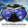 Scuba Diving Mask Anti-Fog Panoramic Snorkel Goggles, Adult Mirror Swim