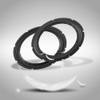 Tihebeyan 10 Inch Perforated Speaker Rubber Speaker Repair Accessories Edge