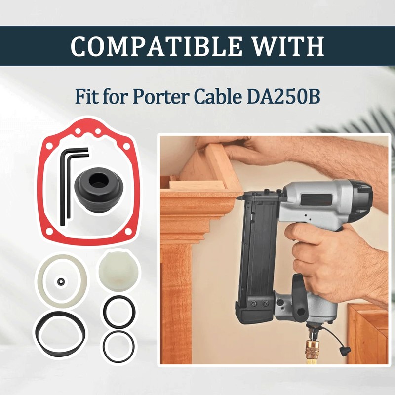 Overhaul Kit Compatible With Porter Cable DA250B Nailer Rebuild Kit