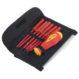 Artillery Screwdriver Set, 7 Pcs Electrician Screwdriver Multifunction Insulated Slotted Cross Electrician Screwdriver Set, SL-PH Voltage Tester, Heavy Duty Magnetic Screwdriver