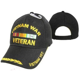 Trade Winds Vietnam War Veteran Vet Black Feather Eggs Embroidered Cap Hat CAP780 (TOPW)