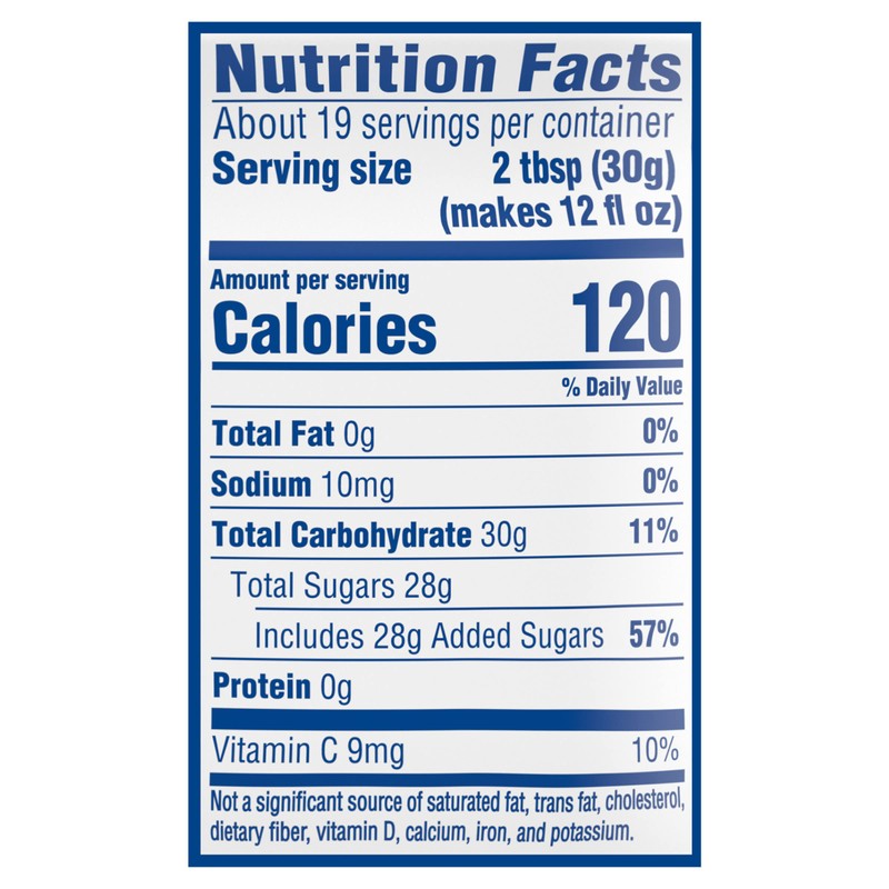 Kool-Aid Caffeine Free Blue Raspberry Lemonade Sweetened Powdered Drink Mix