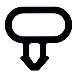 ExtrudaSeal B354 Bubble Gasket Replacement Window Door Draught Excluder Seal - 2m
