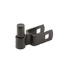 1" Square Male Black Hinge Pair (5/8" Pintle) (Pack of