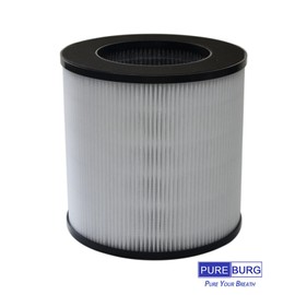 PUREBURG PUREBURG Replacement Filter Compatible with Druiap KJ150 & Cwxwei SY910 KJ150 (AF3001) Air Purifier,2-Pack True HEPA 3-Stage Filtration Activated carbon