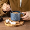 GBHOME 12OZ Stackable Coffee Mugs with Stand, Ceramic Coffee Mugs