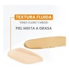 Protector Solar Facial Fluido Mat Perfect Aclarante Fps Tono Medio