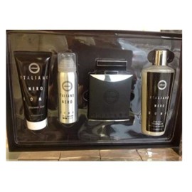 Armaf Italiano Nero Uomo 3.4 Oz  ARMAF eau de toilette spray 4 PIECES SET