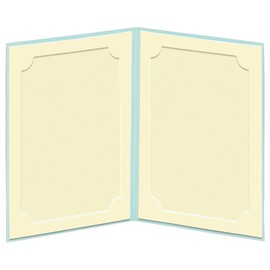 HAKUBA Lance de Postcard Size Photo Card, 2 Sides (Vertical/Vertical) Blue