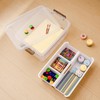 Citylife 17 QT Plastic Storage Bins Clear Storage Box with