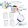 NUOBESTY 4pcs Boxes Hug Bucket Paper Fake Flowers Floral Tape