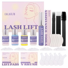 CALAILIS Lash Lift Kit, 2025 Updated Eyelash Lift Kit, Professional Semi-Permanent Eyelash Curling Lash Extension Set, Eyelash Lift Kit Suitable for Salon and DIY at Home Use