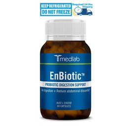 Medlab EnBiotic 60 Vegetarian Capsules (Expiry 4/26)