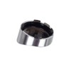 NTHREEAUTO Smoked Bullet Turn Signal Light Lens Cover with Chrome