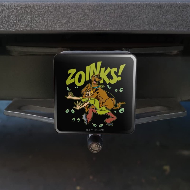 GRAPHICS & MORE Scooby-Doo Zoinks Eyes Tow Trailer Hitch Cover