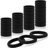 50PCS Thick Hair Elastics Black Hair Elastics Seamless Hair Ties