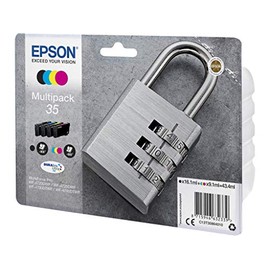 Original Printer Cartridges for Epson Workforce Pro WF-4720, WF-4725, WF-4730, WF-4740 with Ballpoint Pen (Multipack)