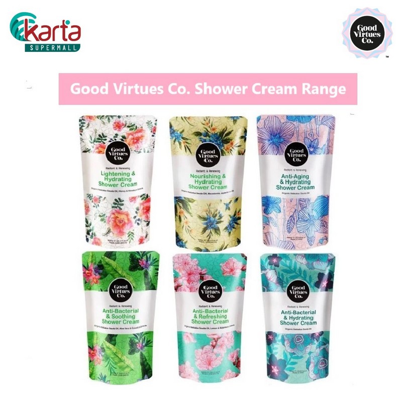Good Virtues Co. Anti-Bacterial & Soothing Shower Cream with Cica