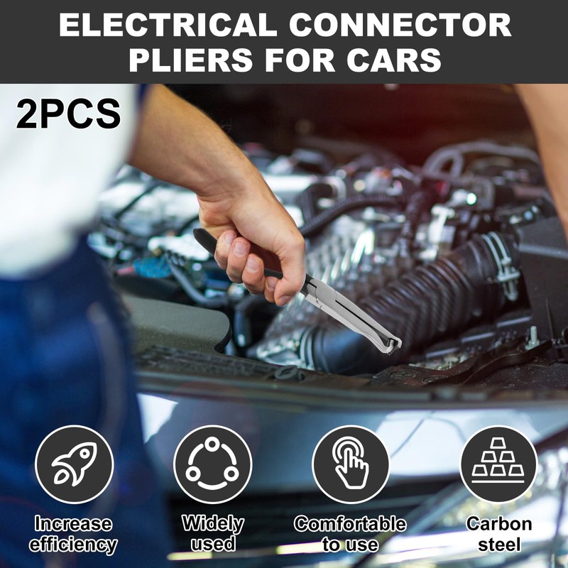 Electrical Disconnect Pliers Carbon Steel Electrical Connector Pliers Automotive Electrical