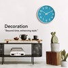 Roymnie Wall Clock, 10 Inch Silent Wall Clocks Battery Operated-Modern