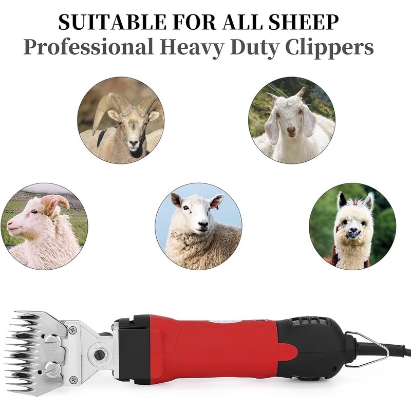 DUCKBOY Sheep Clippers Blades, Detachable and Replaceable Blades Professional Stainless