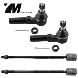 Unbranded 4x Left Right Front Inner & Outer Tie Rods for 1995-2002 2003 Ford Windstar