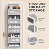 5-Shelf Over Door Hanging Storage Organizer with Large Capacity Pockets,