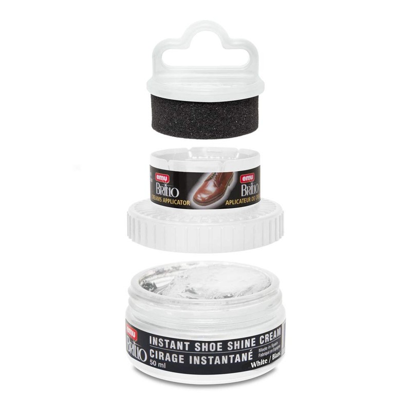 Moneysworth & Best Instant Shoe Shine Cream Kit, White, 50