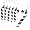 Candy Canes Christmas Decoration, Pack of 6 Christmas Tree Glitter