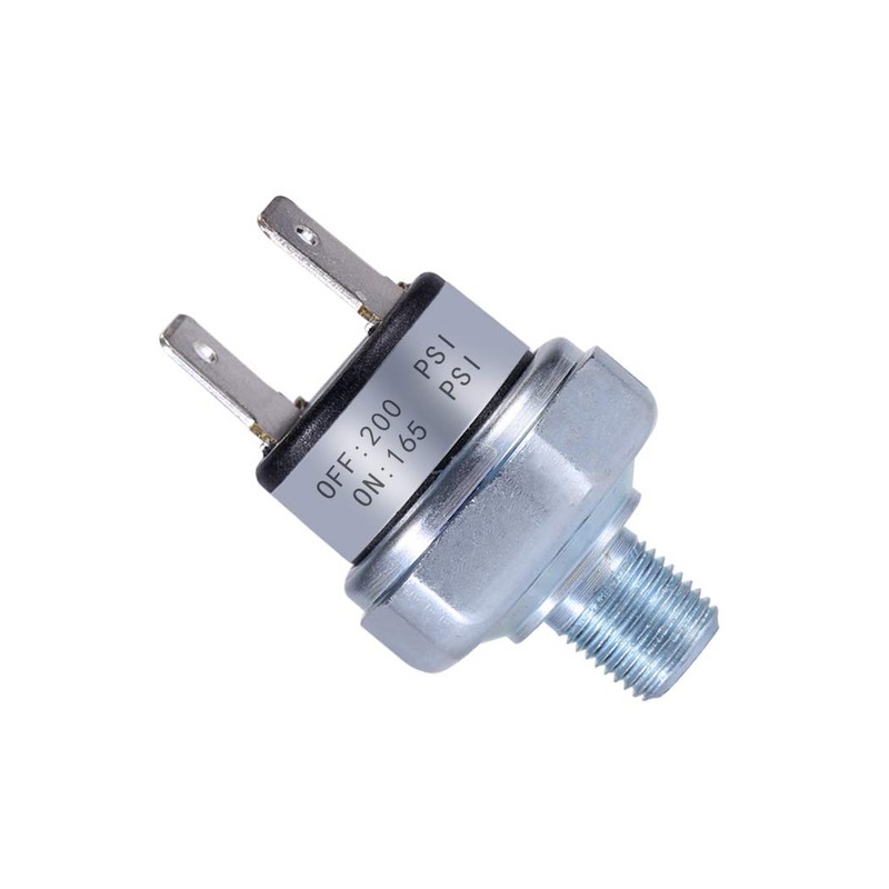 Air Pressure Switch 165-200 PSI 1/8"-27 NPT DC 24V 12V