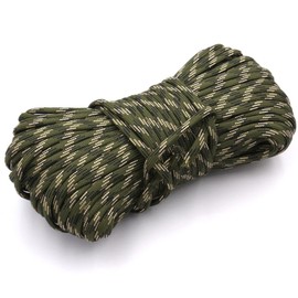 CRAZY SHARK 550 Paracord Rope, 30 Meters 4mm Nylon Cord, 9 Strand Survival Rope, Parachute Cord for Outdoor Camping Garden
