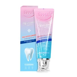 Niacinamide Whitening Toothpaste Peppermint Peach, Hotluck Toothpaste Whitening Brightens & Cleanses, Freshens Breath - Gentle Deep Cleansing, Promotes Gum Health (Pack of 1) - 3.53oz