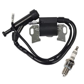 Carkio Carburettor with Ignition Coil Spark Plug Compatible with GX340 GX390 11HP 13HP Motor Lawn Mower New