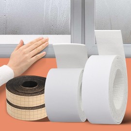 Water Absorbent Tape for Window Condensation, Door Moisture & Mold Prevention Water Absorption Tape 2M Medium 2-Pack 2ea