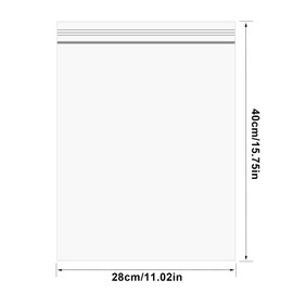 20PCS Resealable Clear Plastic Bags Large Ziplock Bags 28 x 40cm Sealed Bag Storage Bag Press Seal Bags Thickening and Durable Apply to Quilts Blankets Clothing Storage