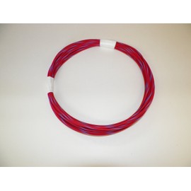 18 Ga Awg red/violet Striped Automotive Truck Motorcycle General Purpose GXL Wire .94 O.D. 25' Superior Abrasion Resistance, High Heat, Resist grease,Oil, Gasoline,Acids