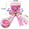Pink Christmas Tree Topper Hat, Candy Gingerbread Tree Top Decoration