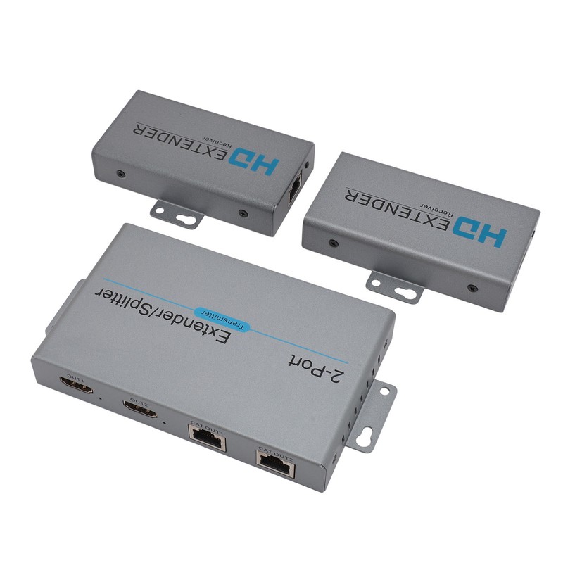 HD Multimedia Interface Extender Splitter 1x2 1080P 60Hz Extending 164ft