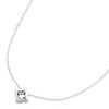 sukueasuwarohusuki- 1 Row Necklace Silver (n3232 – R)