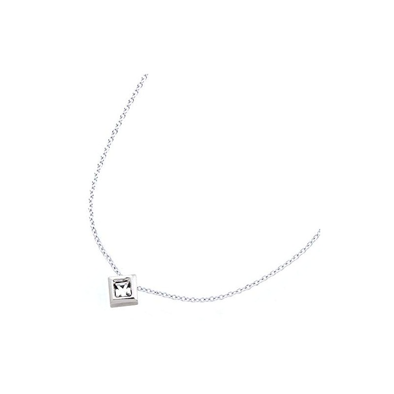 sukueasuwarohusuki- 1 Row Necklace Silver (n3232 – R)