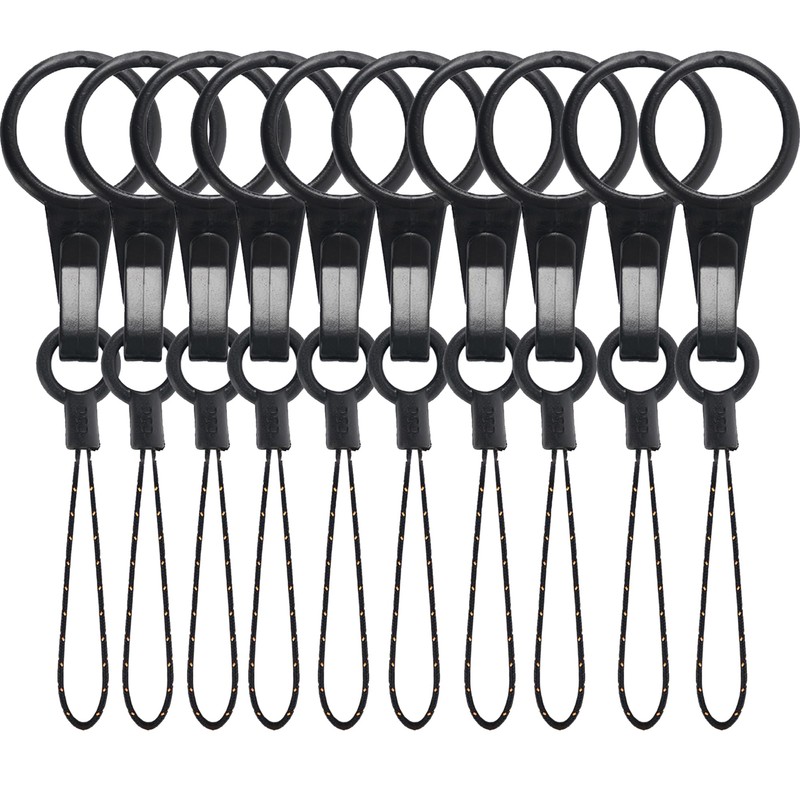 YOUOWO 10 Pcs Lanyards,For USB, Phone, Key Finger Ring Plastic