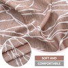 Boho Terracotta Curtains 84 Inch Length for Living Room Darkening