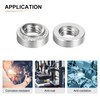 DTGN #10 32 x 0.14"(DxL) Clinching Rivet Nut Fasteners 50