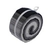 CraftsFabrics 2.5'' x 44'' 20pcs Grey Solid Jelly Rolls Fabric