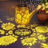 ostritec Solar Watering Can Lights Outdoor Garden Decor, Large Sunflower