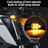 LOPHE Pack of 2 LED Motorcycle Indicators, 12 V Motorcycle