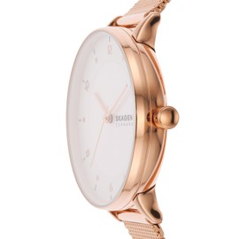 Skagen RIIS SKW2918 Women's Watch, Pink Gold, gold, Bracelet Type